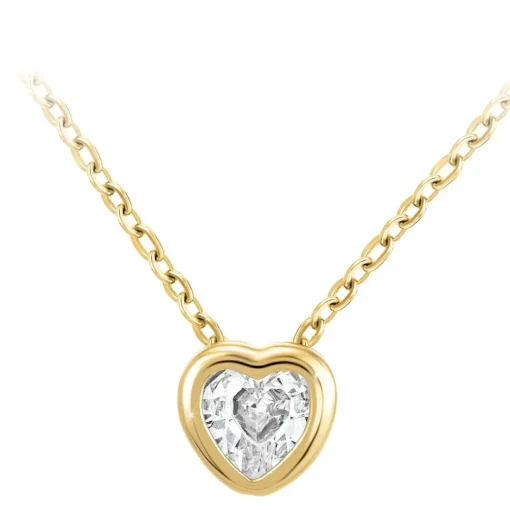 Collier Femme So Charm - B3084-DORE - Collier Coeur Doré