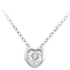 Collier Femme So Charm - B3084-ARGENT - Collier Coeur Argenté