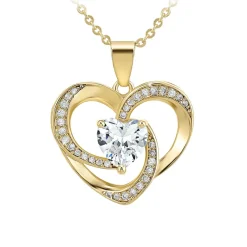 Collier Femme So Charm - B3053-DORE - Collier Coeur Doré