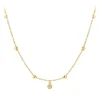 Collier Femme So Charm - BD2370-DORE-DIAMANT - Collier Mode Doré