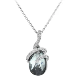 Collier Femme So Charm - BS1435-NOIR - Collier Mode Argenté