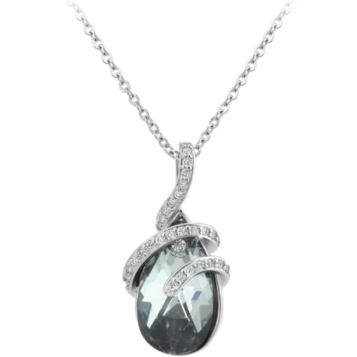Collier Femme So Charm - BS1435-NOIR - Collier Mode Argenté
