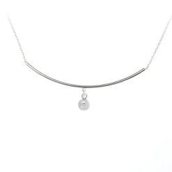 Collier Femme So Charm - BD4183-ARGENT-DIAMANT - Collier Mode Argenté
