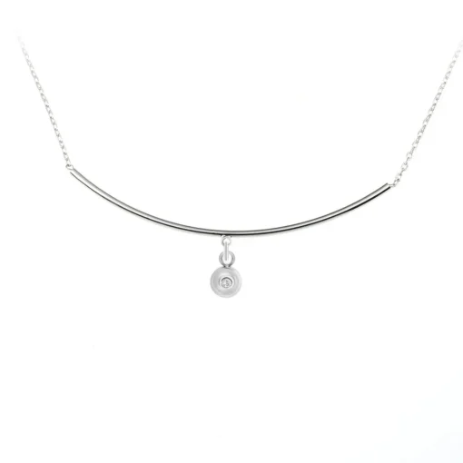 Collier Femme So Charm - BD4183-ARGENT-DIAMANT - Collier Mode Argenté