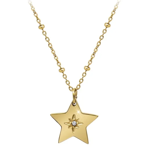 Collier Femme So Charm - BD4098-DORE - Collier Étoile Doré
