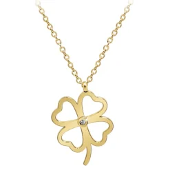 Collier Femme So Charm - BD4096-DORE - Collier Trèfle Doré