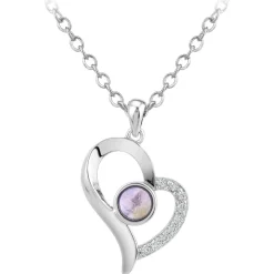 Collier Femme So Charm - B4232-ARGENT - Collier Coeur Argenté