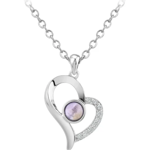 Collier Femme So Charm - B4232-ARGENT - Collier Coeur Argenté