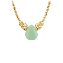 Collier Femme So Charm - B4179-VERT - Collier Mode Doré