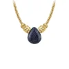 Collier Femme So Charm - B4179-BLEU - Collier Mode Doré