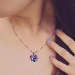Collier Femme So Charm - BS1409-VOLC - Collier Coeur Argenté