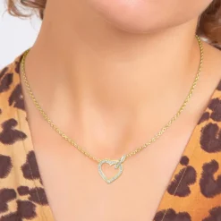 Collier Femme So Charm - B2939-DORE - Collier Coeur Doré