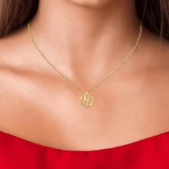Collier Femme So Charm - B2809-DORE - Collier Coeur Doré