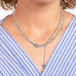 Collier Femme So Charm - B3248-ARGENT - Collier Mode Argenté