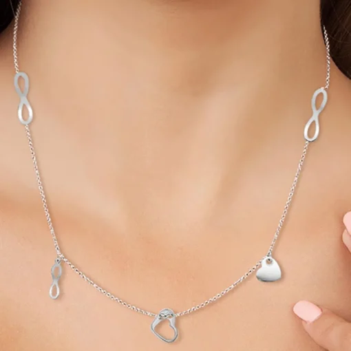 Collier Femme So Charm - B2303-ARGENT - Collier Mode Argenté