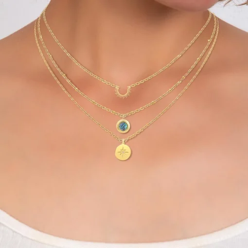 Collier Femme So Charm - B3092-DORE - Collier Mode Doré