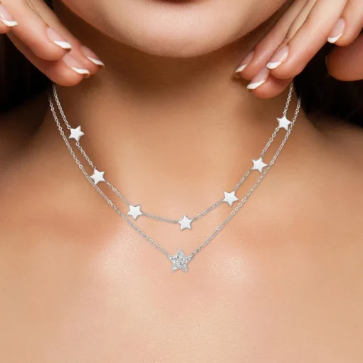 Collier Femme So Charm - B2761-ARGENT - Collier Mode Argenté