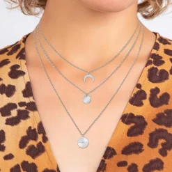 Collier Femme So Charm - BD2920-ARGENT-DIAMANT - Collier Mode Argenté