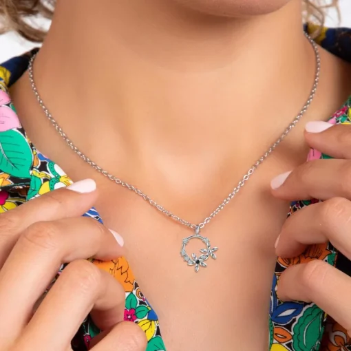 Collier Femme So Charm - BD3244-ARGENT-DIAMANT - Collier Mode Argenté