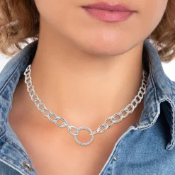 Collier Femme So Charm - B2963-ARGENT - Collier Mode Argenté
