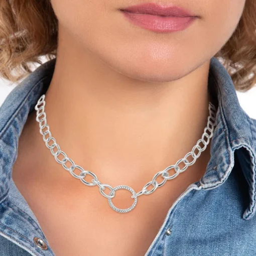 Collier Femme So Charm - B2963-ARGENT - Collier Mode Argenté