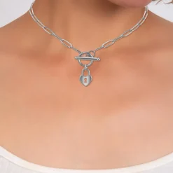Collier Femme So Charm - B3230-ARGENT - Collier Coeur Argenté