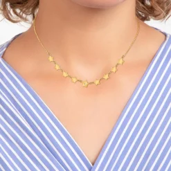 Collier Femme So Charm - BD3116-DORE-DIAMANT - Collier Mode Doré