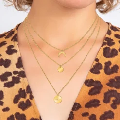 Collier Femme So Charm - BD2920-DORE-DIAMANT - Collier Mode Doré