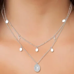 Collier Femme So Charm - B2222-ARGENT - Collier Mode Argenté