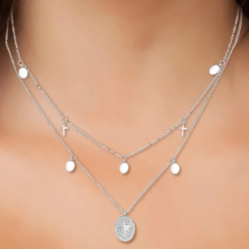 Collier Femme So Charm - B2222-ARGENT - Collier Mode Argenté