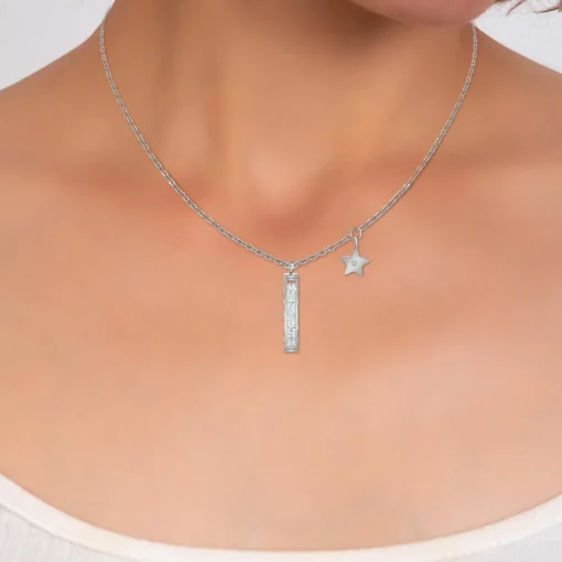 Collier Femme So Charm - BD2687-ARGENT-DIAMANT - Collier Mode Argenté