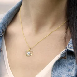 Collier Femme So Charm - B3053-DORE - Collier Coeur Doré