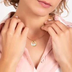 Collier Femme So Charm - BS1362-DORE-CRYS - Collier Mode Doré