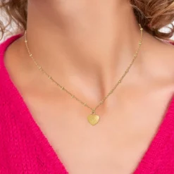 Collier Femme So Charm - BD4097-DORE - Collier Coeur Doré