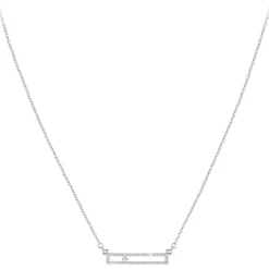 Collier Femme So Charm - BD3305-ARGENT-DIAMANT - Collier Mode Argenté