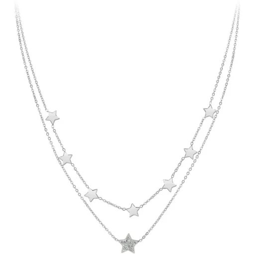 Collier Femme So Charm - B2761-ARGENT - Collier Mode Argenté