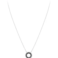 Collier Femme So Charm - B4234-NOIR - Collier Mode Argenté