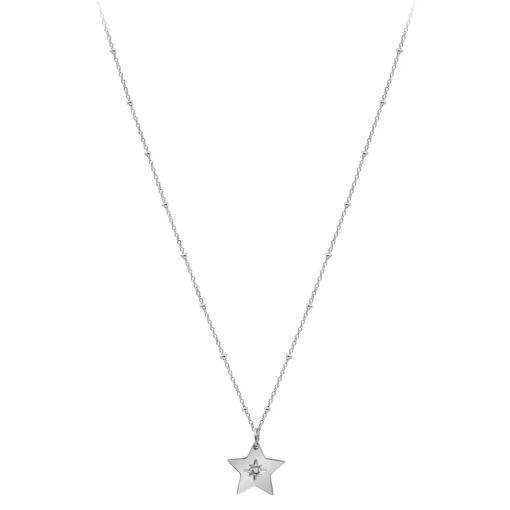 Collier Femme So Charm - BD4098-ARGENT - Collier Étoile Argenté
