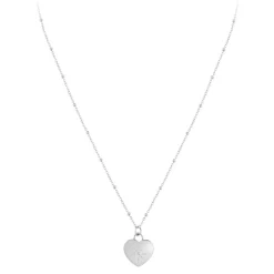 Collier Femme So Charm - BD4097-ARGENT - Collier Coeur Argenté