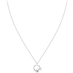 Collier Femme So Charm - BD3244-ARGENT-DIAMANT - Collier Mode Argenté