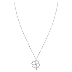 Collier Femme So Charm - BD4096-ARGENT - Collier Trèfle Argenté