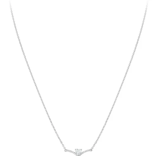 Collier Femme So Charm - B4193-ARGENT - Collier Coeur Argenté