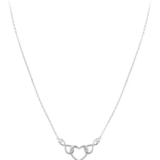 Collier Femme So Charm - B4190-ARGENT - Collier Coeur Argenté