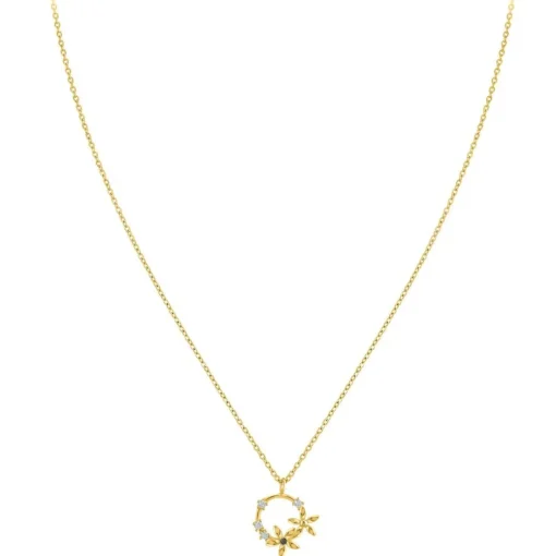 Collier Femme So Charm - BD3244-DORE-DIAMANT - Collier Mode Doré