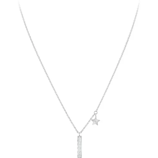 Collier Femme So Charm - BD2687-ARGENT-DIAMANT - Collier Mode Argenté