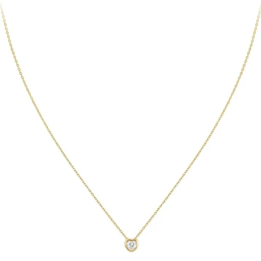 Collier Femme So Charm - B3084-DORE - Collier Coeur Doré