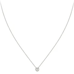Collier Femme So Charm - B3084-ARGENT - Collier Coeur Argenté