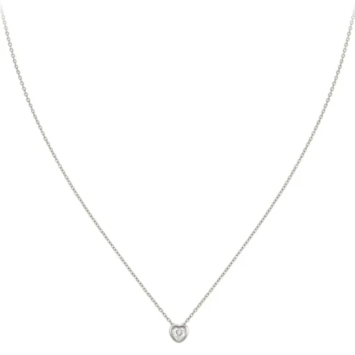 Collier Femme So Charm - B3084-ARGENT - Collier Coeur Argenté