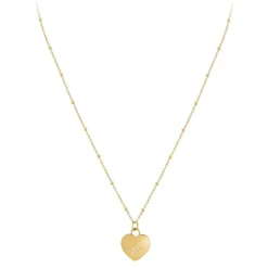 Collier Femme So Charm - BD4097-DORE - Collier Coeur Doré