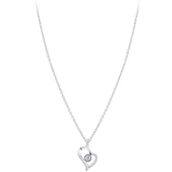 Collier Femme So Charm - B4232-ARGENT - Collier Coeur Argenté